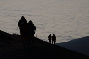 climbing kilimanjaro via Machame route