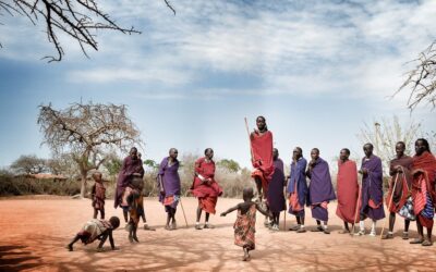 Masai tribe people